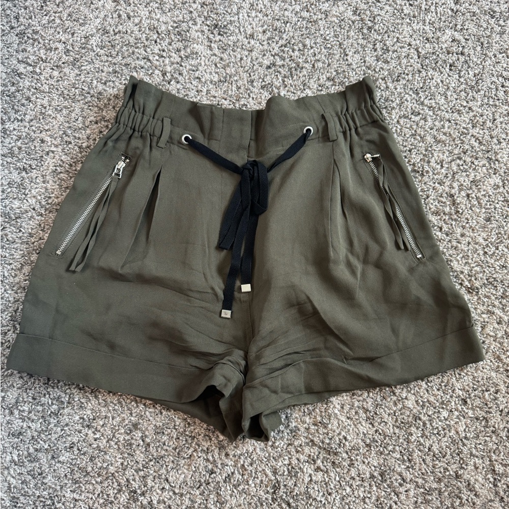 Olive Green Women's Shorts